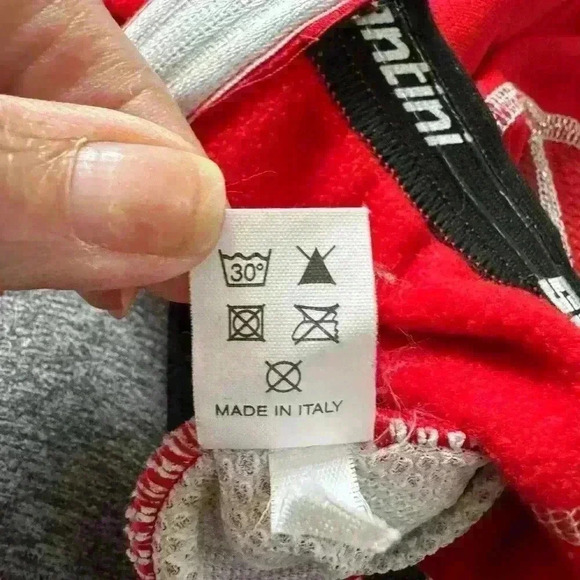 Santini Made in Italy Women’s Red Cycling Jacket Size Medium - Picture 7 of 8